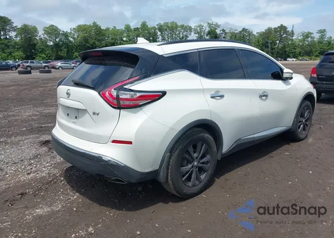 2017 Nissan Murano Sv z USA, uszkodzony, nr VIN 5N1AZ2MG0HN147913